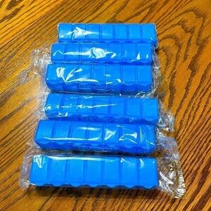 Pill Boxes Set of 6 Blue New Sealed